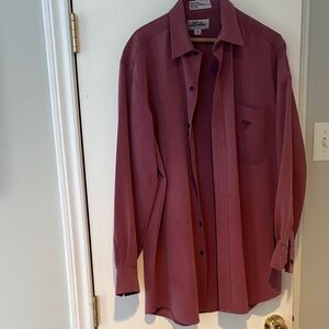 Lucchese Maroon Men's Shirt